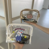 Брендовая косметичка, портативная сумка через плечо из ПВХ, вместительная и большая сумка-органайзер для путешествий, коллекция 2021