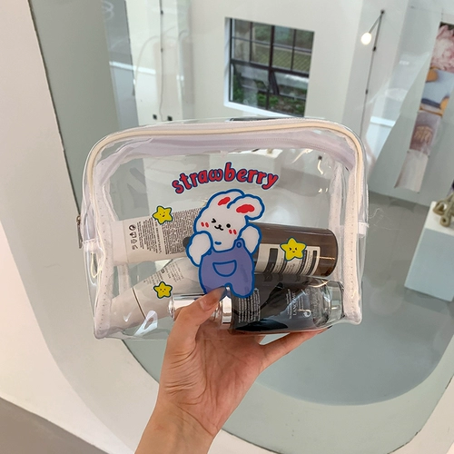 Брендовая косметичка, портативная сумка через плечо из ПВХ, вместительная и большая сумка-органайзер для путешествий, коллекция 2021