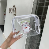 Брендовая косметичка, портативная сумка через плечо из ПВХ, вместительная и большая сумка-органайзер для путешествий, коллекция 2021