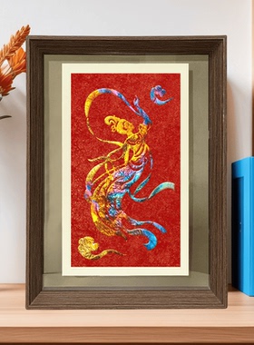 非遗金箔画烧箔画DIY材料包