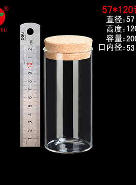 透明大试管高硼硅玻璃大号储物罐