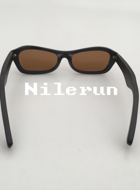 墨镜小脸长方形黑色偏光太阳眼镜