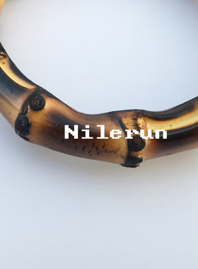 饰品复古风黑色竹木手镯男女同款