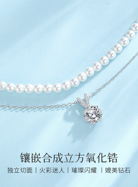 s925纯银项链女轻奢气质高级感