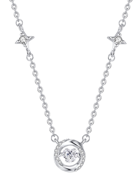 Winy轻奢小众心形锁骨链送礼