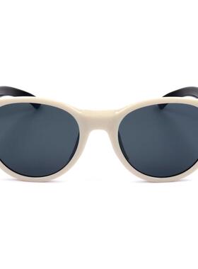 代购Smith男女太阳镜防紫外线护眼遮光清晰视野圆形灰色黑色