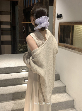 仙气值超标！超大欧根纱发圈女
