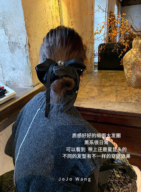 JOJOWANG姐姐的日常~缎面发圈