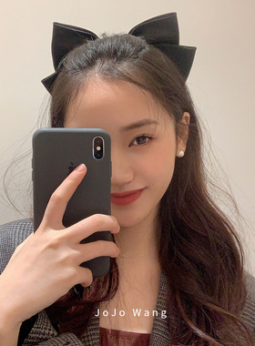 板板正正的大蝴蝶结发夹