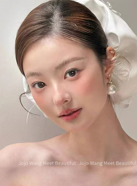 JOJOWANG法式情绪~奶白色发圈