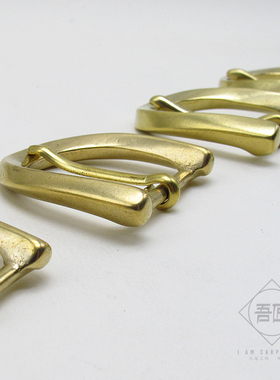 吾匠日本进口手工皮具针式腰带