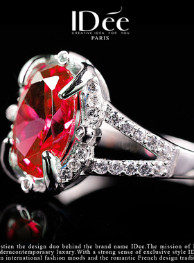 法国IDee轻奢风戒指指环饰品