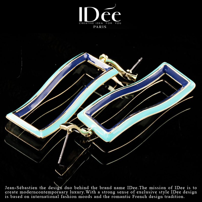 法国idee空镜小众设计感高级女耳钉 idee耳钉