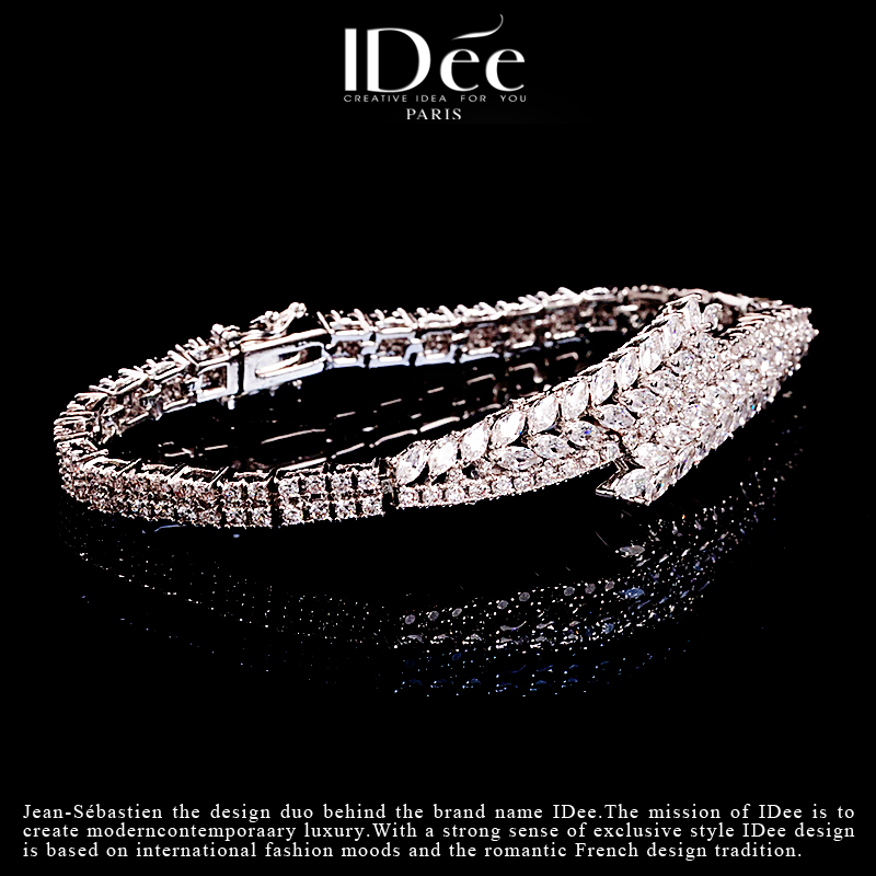 法国idee梅根系列闪钻女高级手链 idee手链