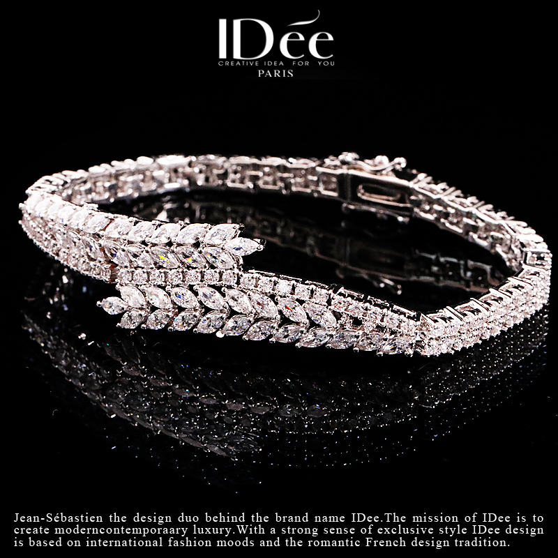法国idee梅根系列闪钻女高级手链 idee手链