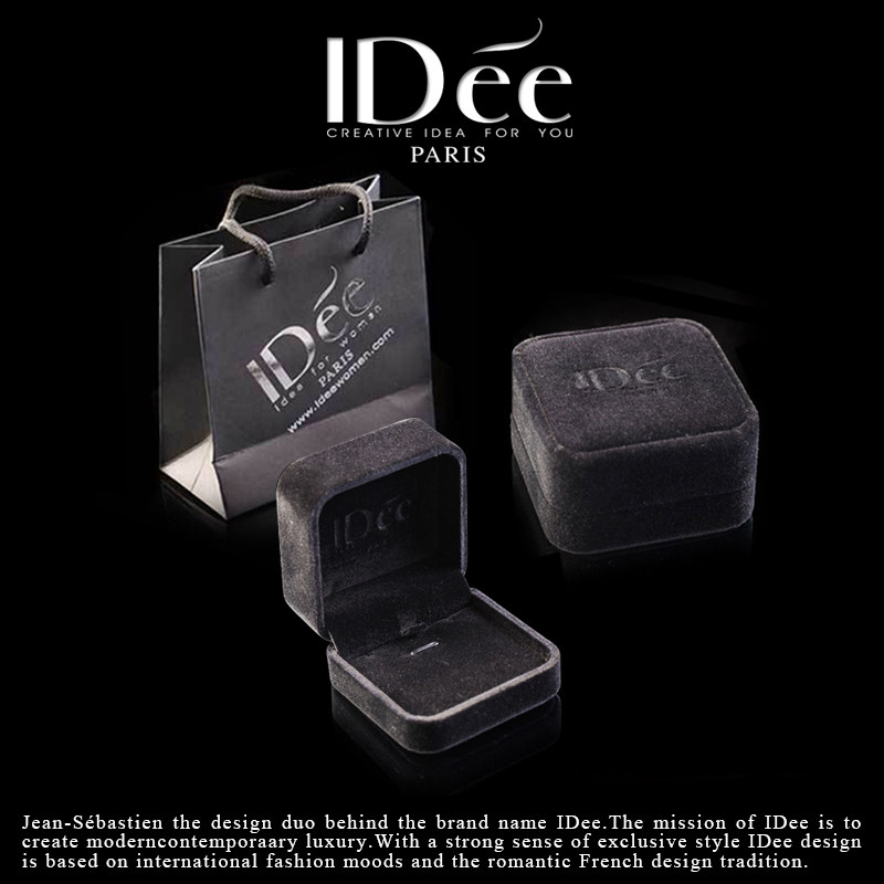 法国idee豹纹女心气质潮个性耳钉 idee耳钉