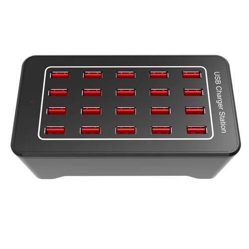 usb插头多口充电器手机通用快充接口多功能大功率桌面工作室20/30多孔10插口插排座台多设备集成充电桩站 - 图3