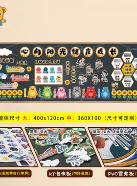 心向阳光健康成长小学教室