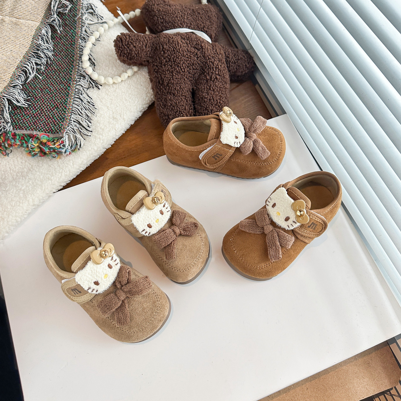 Kt猫女童勃肯鞋2025秋冬新款加绒保暖儿童棉鞋防滑软底女宝宝棉鞋,淘宝优惠券,粉丝福利购,淘宝优惠卷