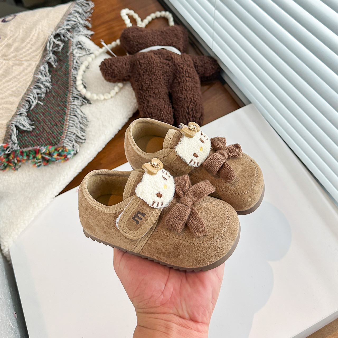 Kt猫女童勃肯鞋2025秋冬新款加绒保暖儿童棉鞋防滑软底女宝宝棉鞋,淘宝优惠券,粉丝福利购,淘宝优惠卷