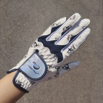 Golf ball-playing gloves female South Korean womens anti-slip abrasion resistant and breathable sunscreen lady left and right hands washable