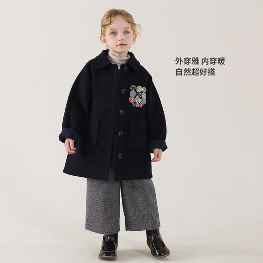 Yoona's new winter style for girls, versatile solid color turtleneck bottoming shirt, children's autumn and winter style T-shirt, baby top