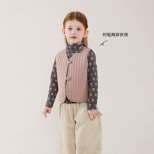 Yoona's mom girls' winter pony cotton turtleneck bottoming shirt