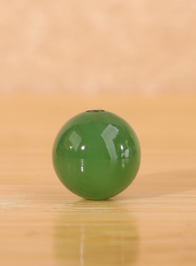 俄料碧玉苹果绿圆珠果绿色精品