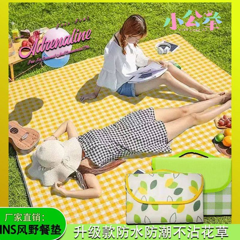 野餐垫户外防水防潮加厚坐垫便携野外野炊地垫布露营帐篷草地毯子,淘宝优惠券,粉丝福利购,淘宝优惠卷