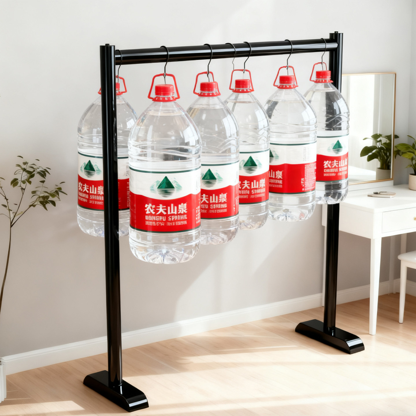 晾衣架落地式极窄边折叠家用置地式衣架卧室小简易单杆挂衣服杆子,淘宝优惠券,粉丝福利购,淘宝优惠卷