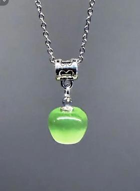 少女心红苹果设计感项链2025爆款甜美锁骨链生日圣诞心动礼物女