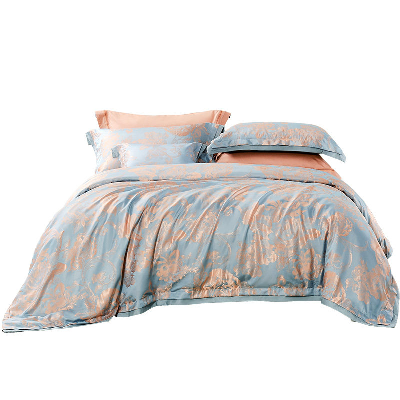 富安娜家纺提花四件套轻奢纯棉床单 富安娜床品套件/四件套/多件套