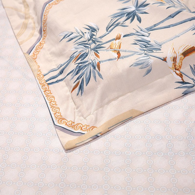 富安娜床单四件套全棉纯棉被套被子 富安娜床品套件/四件套/多件套