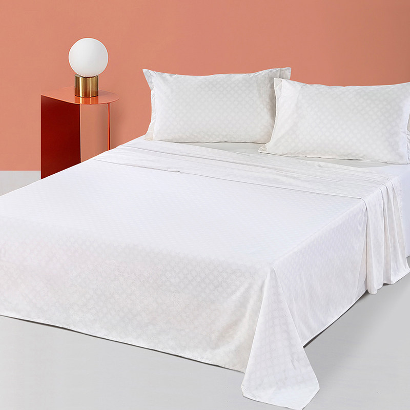 富安娜家纺全棉抗菌防尘单件单床单 富安娜床单