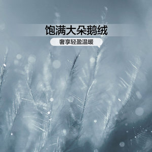 【李佳琦直播间】富安娜95白鹅绒冬厚被二合一子母被芯四季被子