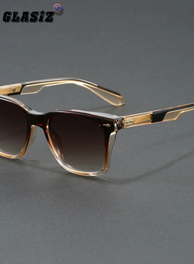 新款方框太阳镜男女墨蓝高级感