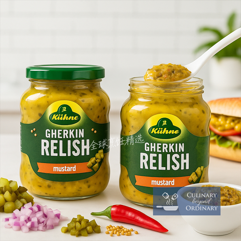 冠利芥末青瓜蓉酸黄瓜酱芥末酱汉堡酱德国面包三明治酸黄瓜芥末酱,淘宝优惠券,粉丝福利购,淘宝优惠卷