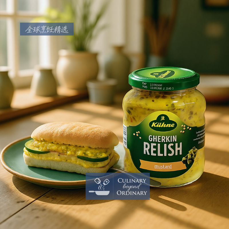 冠利芥末青瓜蓉酸黄瓜酱芥末酱汉堡酱德国面包三明治酸黄瓜芥末酱,淘宝优惠券,粉丝福利购,淘宝优惠卷