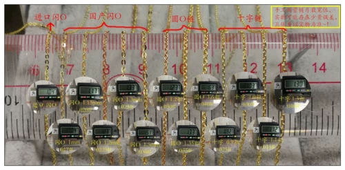 12 -летний магазин более 20 спецификаций Zhenyi Pure 18K Gold Sanchain Au750 Half -Pinchain Diy аксессуары Flash O Round O Cross -Crossing Plank Chain