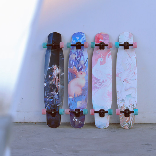 Longboard trasero para niños y niñas principiantes serie Xingmu