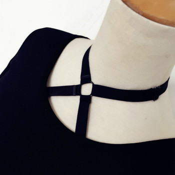 ຄໍເຕົ້າໄຂ່ທີ່ເກົາຫຼີ halter ຫນ້າເອິກຂ້າມສາຍ shoulders ບໍ່ເລື່ອນຄົນອັບເດດ: underwear bra sling summer collar collar ແມ່ຍິງ clavicle scarf