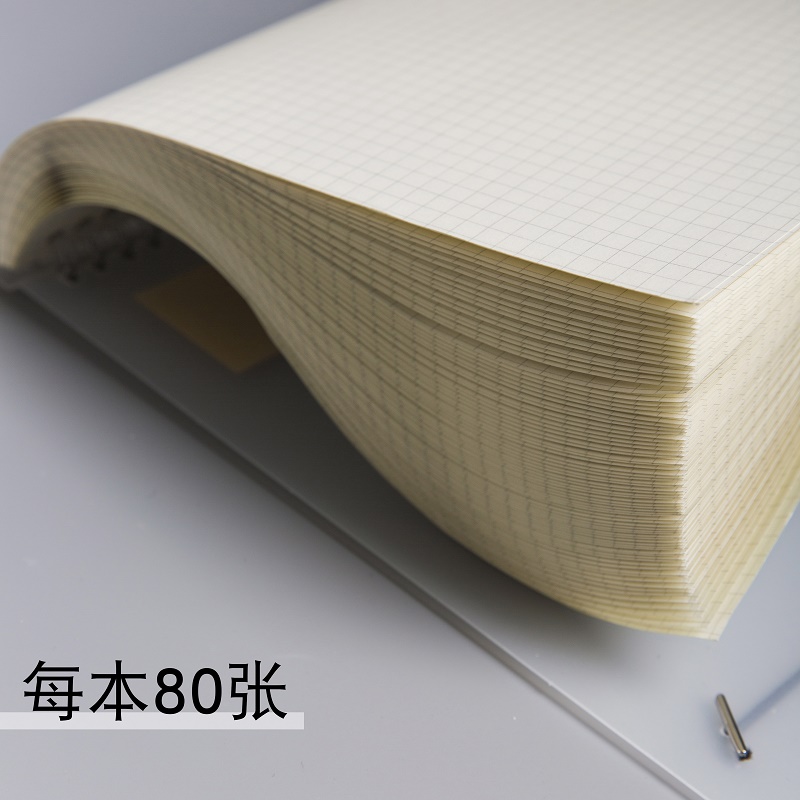A4笔记本简约大学生康奈尔笔记本16k加厚错题本空白方格本B5笔记本子记事本a5小本子笔记本格子网格本线圈本 - 图0