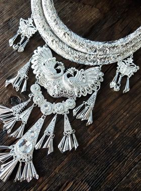 项链百搭中国风孔雀特色舞蹈