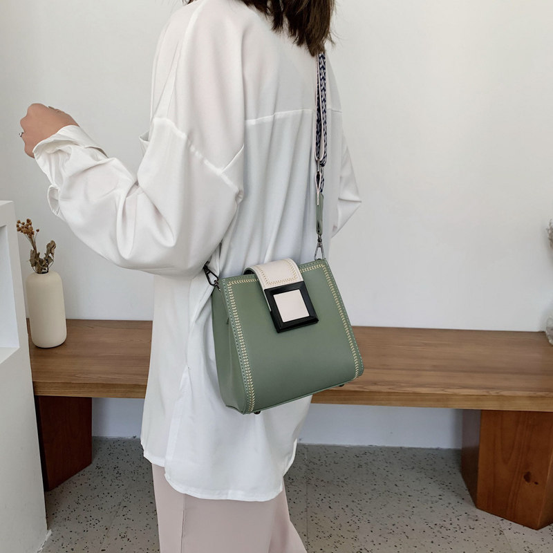 北包包女2020新款百搭ins水桶包 北包包女士包袋