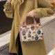 Beibei Bag New Contrast Color Cute Large Capacity Handbag Fashionable Beautiful Shopping Bag One Shoulder Crossbody Bag for Women