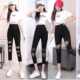 ຕາຫນ່າງທີ່ຫຍຸ້ງຍາກບາງໆ cropped pants modal fiber
