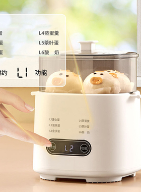 可预约【双层煮蛋器家用】蒸煮