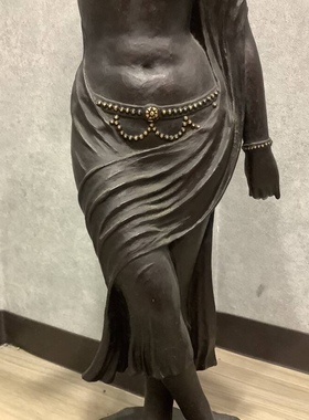 收藏级日本回流菩萨青铜立像，高74厘米，做工一流，值的收藏！