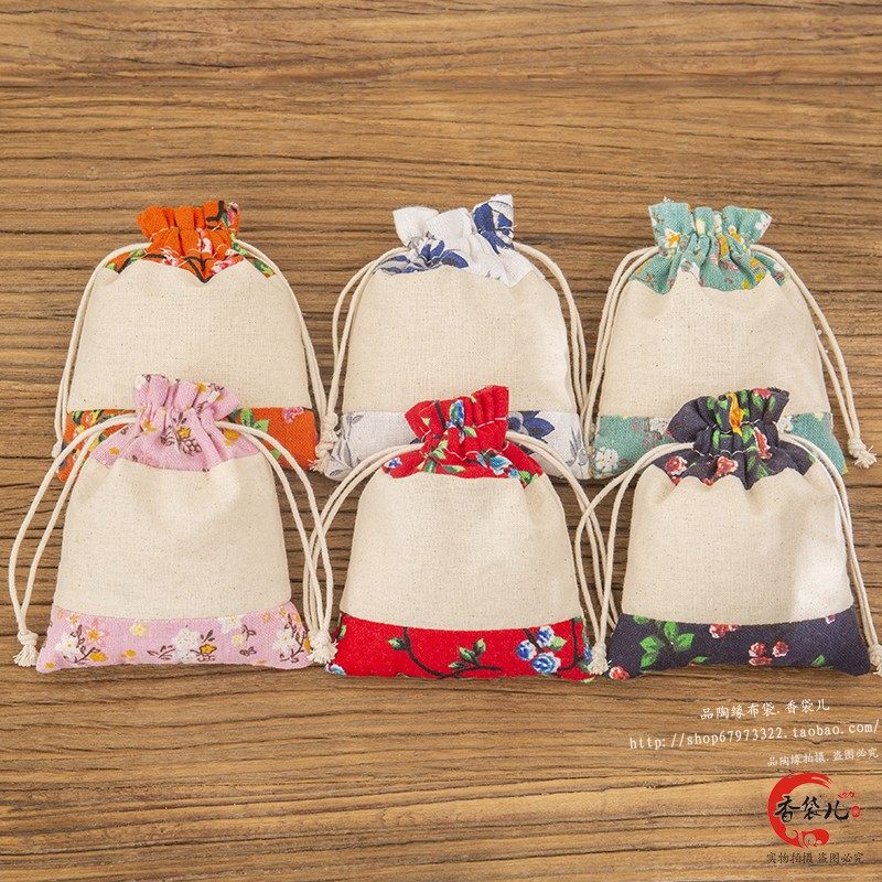 端午锦囊香包空袋子空袋随身装中药棉麻小布袋抽绳可爱迷你,淘宝优惠券,粉丝福利购,淘宝优惠卷