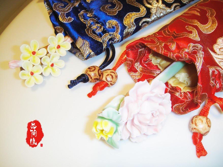 高档绸缎抽口袋子 袋 梳子发簪包装 饰品袋 长布袋子 四尺寸,淘宝优惠券,粉丝福利购,淘宝优惠卷